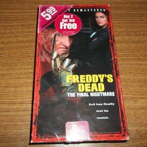 FREDDY'S DEAD - THE FINAL NIGHTMARE VHS $7 $100